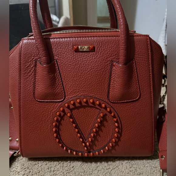 Valentino Handbags - Valentino Designer Bag with Gold and Red Accents